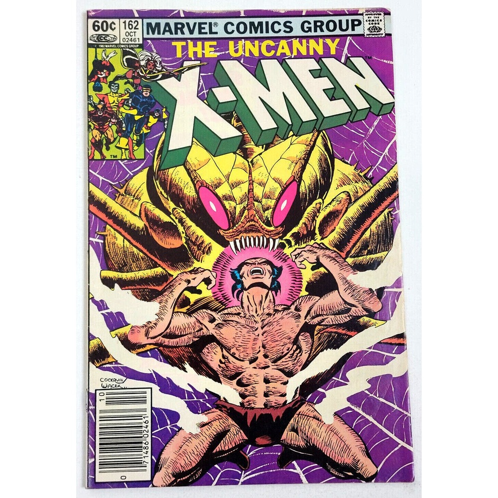 UNCANNY X-MEN # 162 (1982) -  MARVEL COMICS / STAR‎ SHARKS 1ST APPEARANCE